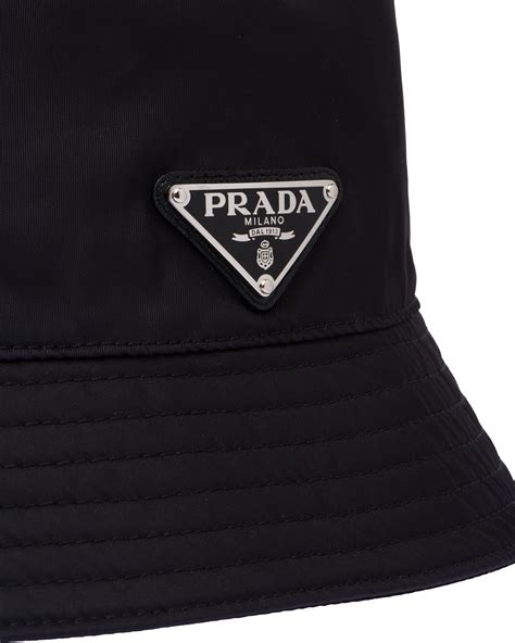 nylon rain hat prada|prada bucket hat on sale.